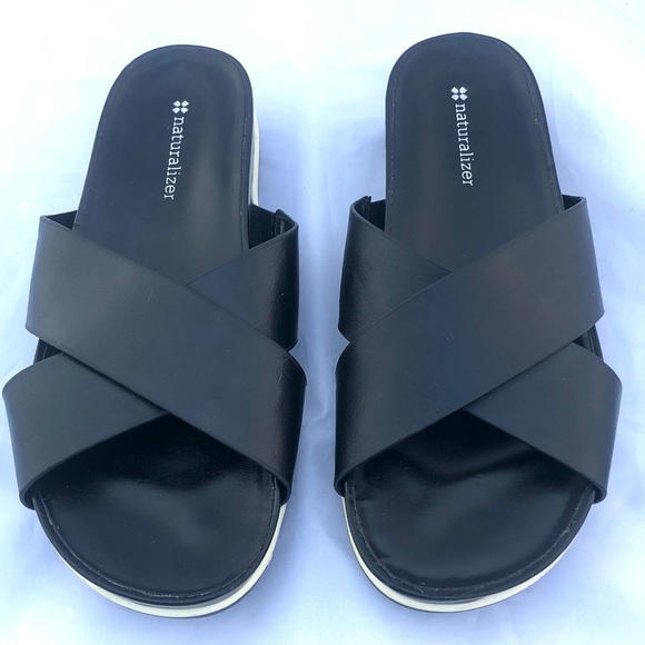 Naturalizer Platform Slippers sz 6,5 - Picture 1 of 9